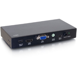 Picture of C2G 4K HDMI Adapter Switch - Mini DisplayPort, USB-C, VGA+3.5mm