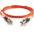 Picture of C2G 3m LC-LC 50/125 Duplex Multimode OM2 Fiber Cable - Orange - 10ft