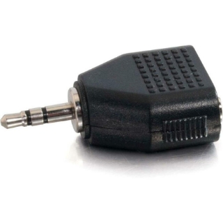 Picture of C2G 3.5mm Stereo Male to Dual 3.5mm Stereo Female Adapter