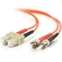 Picture of C2G 20m SC-ST 62.5/125 OM1 Duplex Multimode PVC Fiber Optic Cable (USA-Made) - Orange