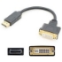 Picture of Lenovo 45J7915 Compatible DisplayPort 1.2 Male to DVI-I (29 pin) Female Black Adapter Which Requires DP++ For Resolution Up to 2560x1600 (WQXGA)