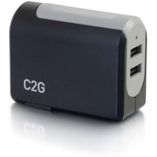 Picture of C2G 2-Port USB Wall Charger - AC Power Adapter