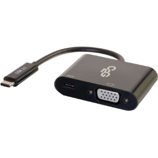 Picture of C2G USB C to VGA Adapter with Power Delivery