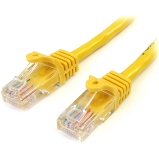 Picture of StarTech.com 3 ft Yellow Snagless Cat5e UTP Patch Cable