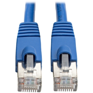 Picture of Tripp Lite 7ft Augmented Cat6 Cat6a Shielded 10G Patch Cable RJ45 M/M Blue 7'