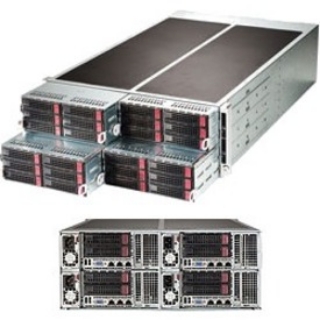 Picture of Supermicro SuperServer F628R3-RTBPT+ Barebone System - 4U Rack-mountable - Socket LGA 2011-v3 - 2 x Processor Support