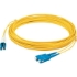 Picture of AddOn 24m SC (Male) to LC (Male) Yellow OS2 Duplex Fiber LSZH-rated Patch Cable