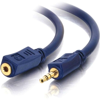 Picture of C2G 12ft Velocity 3.5mm M/F Stereo Audio Extension Cable