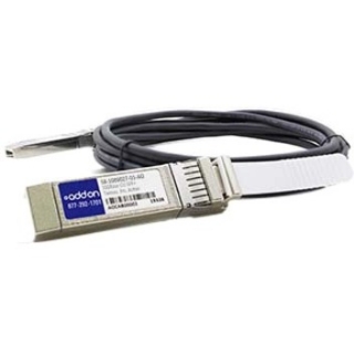 Picture of Brocade (Formerly) 58-1000027-01 Compatible TAA Compliant 10GBase-CU SFP+ to SFP+ Direct Attach Cable (Active Twinax, 3m)