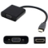 Picture of Lenovo 0B47069 Compatible HDMI 1.3 Male to VGA Female Black Active Adapter For Resolution Up to 1920x1200 (WUXGA)