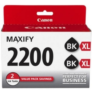 Picture of Canon PGI-2200 XL Original Ink Cartridge - Twin-pack - Black