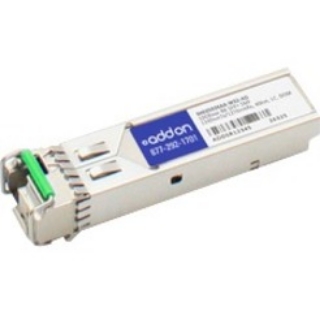 Picture of AddOn Alcatel-Lucent Nokia 3HE05036AA-W32 Compatible TAA Compliant 10GBase-BX SFP+ Transceiver (SMF, 1330nmTx/1270nmRx, 40km, LC, DOM)