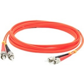 Picture of AddOn ADD-ST-ST-50M6MMF Fiber Optic Duplex Network Patch Cable