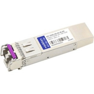 Picture of AddOn MSA and TAA Compliant 10GBase-CWDM SFP+ Transceiver (SMF, 1490nm, 40km, LC, DOM)