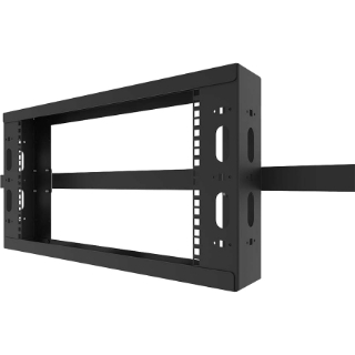 Picture of C2G 2RU Q-Series Overhead Cable Pathway Rack - Black (TAA Compliant)