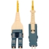 Picture of Tripp Lite N383L-01M 40/100/400G Singlemode 9/125 OS2 Fiber Cable, Yellow, 1 m (3.3 ft.)