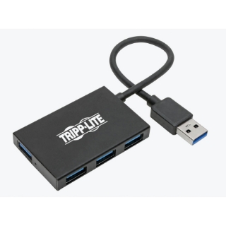 Picture of Tripp Lite USB 3.0 Hub SuperSpeed Slim 4 USB-A Ports 5Gbps Compact Aluminum