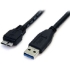 Picture of StarTech.com 3 ft Black SuperSpeed USB 3.0 Cable A to Micro B