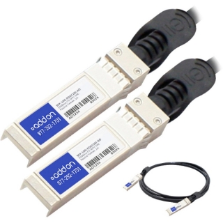 Picture of AddOn MSA and TAA Compliant 10GBase-CU SFP+ to SFP+ Direct Attach Cable (Passive Twinax, 1m)