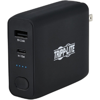 Picture of Tripp Lite Portable USB Mobile Power Bank Battery Wall Charger Combo 5K mAh