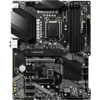 Picture of MSI Z490-A PRO Desktop Motherboard - Intel Z490 Chipset - Socket LGA-1200 - Intel Optane Memory Ready - ATX