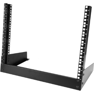 Picture of StarTech.com 8U Desktop Rack - 2-Post Open Frame Rack - 19in Open Frame Desktop Rail Rack - 8U