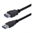 Picture of StarTech.com 1m Black SuperSpeed USB 3.0 Extension Cable A to A - M/F