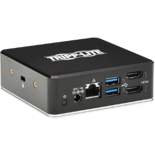 Picture of Tripp Lite USB C Dock Dual Display HDMI USB 3.2 Gen 1 USB-A Hub Gbe 3.5mm