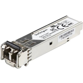 Picture of StarTech.com Dell EMC SFP-1G-ZX Compatible SFP Module - 1000BASE-ZX - 1GE SFP 1GbE Single Mode Fiber SMF Optic Transceiver - 80km DDM