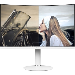 Picture of MSI Modern MD271CPW 27" Full HD Curved Screen LED LCD Monitor - 16:9 - Matte White