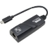 Picture of AddOn USB 3.1 (C) Male to RJ-45 Female Black Adapter