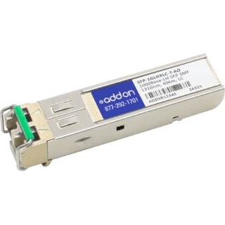 Picture of AddOn Moxa SFP-1GLHXLC-T Compatible TAA Compliant 1000Base-LH SFP Transceiver (SMF, 1310nm, 40km, LC)