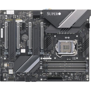 Picture of Supermicro C9Z490-PG Desktop Motherboard - Intel Z490 Chipset - Socket LGA-1200 - ATX