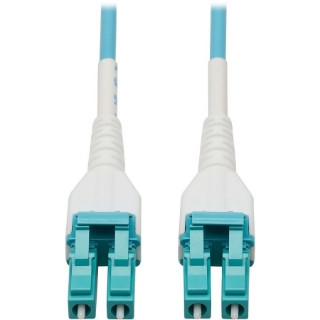 Picture of Tripp Lite Fiber Cable 100G MMF Duplex 50/125 OM4 LC/LC Armored Aqua 100M