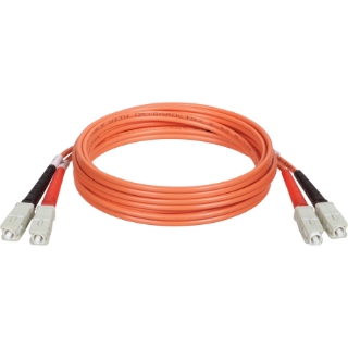 Picture of Tripp Lite 15M Duplex Multimode 62.5/125 Fiber Optic Patch Cable SC/SC 50' 50ft 15 Meter