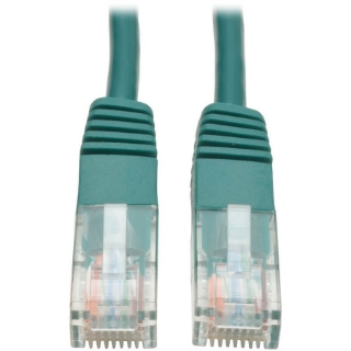 Picture of Tripp Lite 3ft Cat5e / Cat5 350MHz Molded Patch Cable RJ45 M/M Green 3'