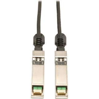 Picture of Tripp Lite 5M SFP+ 10Gbase-CU Twinax Passive Copper Cable SFP-H10GB-CU5M Compatible Black 16ft 16'