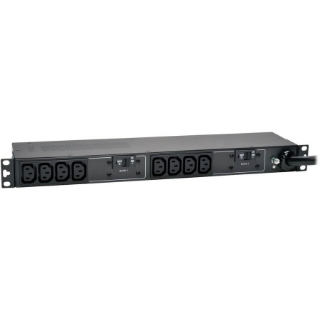 Picture of Tripp Lite PDU Basic 208V / 240V 30A 5/5.8kW C13 10 Outlet L6-30P Horizontal 1U