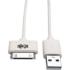 Picture of Tripp Lite 3ft USB/Sync Charge Cable 30-Pin Dock Connector for Apple White 3'