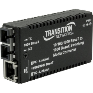 Picture of Transition Networks Mini Gigabit Ethernet Media Converter