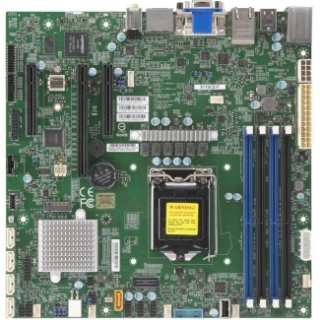 Picture of Supermicro X11SCZ-F Workstation Motherboard - Intel C246 Chipset - Socket H4 LGA-1151 - Micro ATX