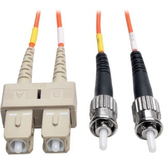 Picture of Tripp Lite 5M Duplex Multimode 50/125 Fiber Optic Patch Cable SC/ST 16' 16ft 5 Meter