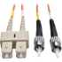 Picture of Tripp Lite 5M Duplex Multimode 50/125 Fiber Optic Patch Cable SC/ST 16' 16ft 5 Meter