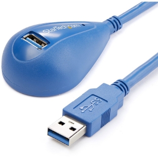 Picture of StarTech.com 5 ft Desktop SuperSpeed USB 3.0 Extension Cable - A to A M/F