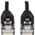 Picture of Tripp Lite Cat6a 10G Snagless Molded Slim UTP Network Patch Cable (M/M), Black, 25 ft.