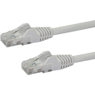 Picture of StarTech.com 35ft CAT6 Ethernet Cable - White Snagless Gigabit - 100W PoE UTP 650MHz Category 6 Patch Cord UL Certified Wiring/TIA