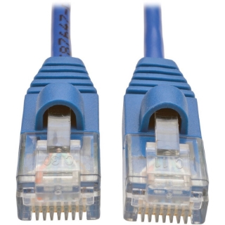 Picture of Tripp Lite 5ft Cat5e Cat5 Snagless Molded Slim UTP Patch Cable RJ45 M/M Blue 5'