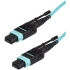 Picture of StarTech.com 3m 10 ft MPO / MTP Fiber Optic Cable - Plenum-Rated MTP to MTP Cable - OM3, 40G MPO Cable - Push/Pull-Tab - MPO MTP Cable