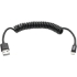 Picture of Tripp Lite 4ft Lightning USB/Sync Charge Coiled Cable for Apple Iphone / Ipad Black 4'