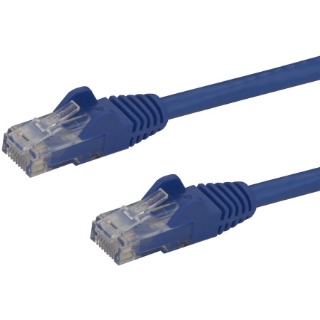 Picture of StarTech.com 7ft CAT6 Ethernet Cable - Blue Snagless Gigabit - 100W PoE UTP 650MHz Category 6 Patch Cord UL Certified Wiring/TIA